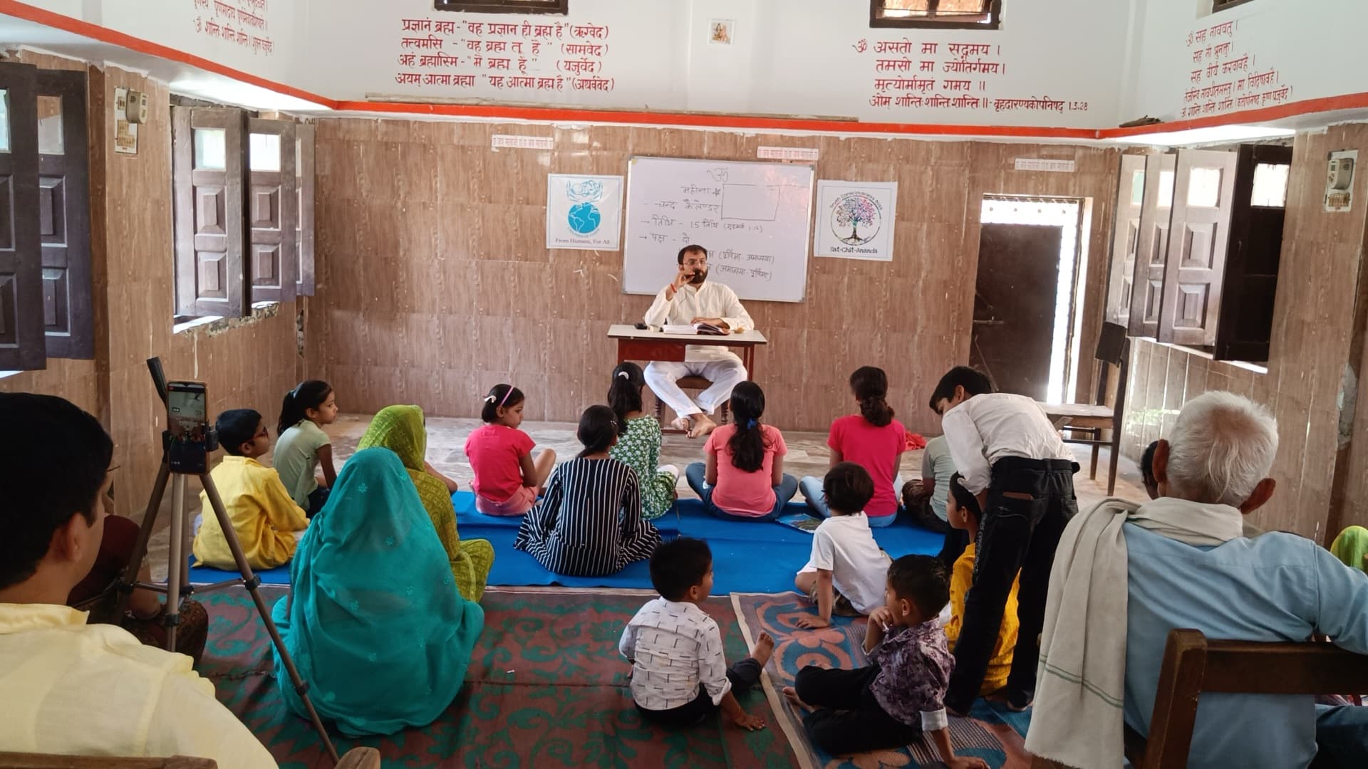 Students learning