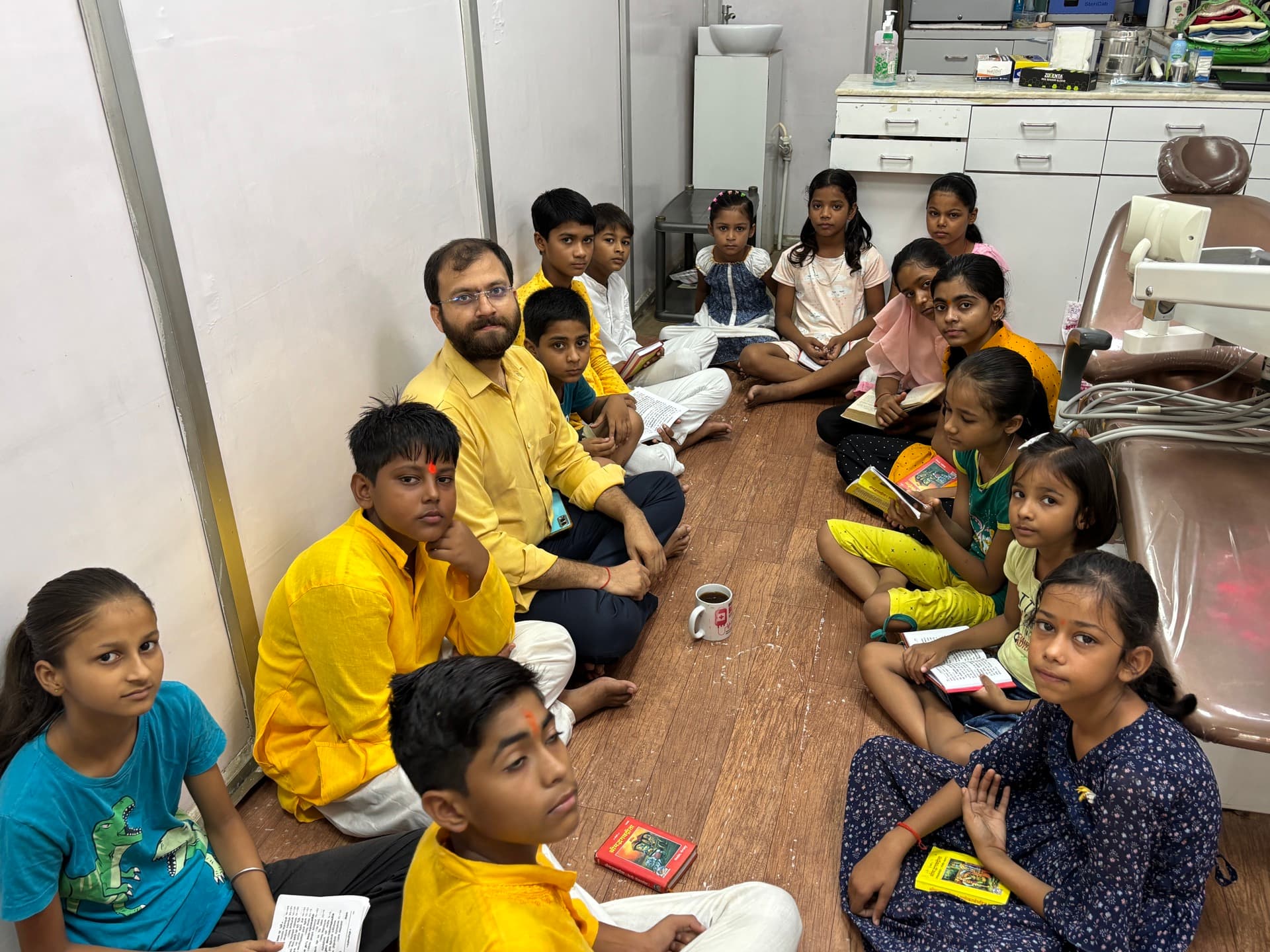 Sanskarshala students learning
